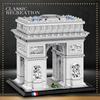 Non-Toxic 3381Pcs Arc De Triomphe Model Building Blocks Paris Landmark Building Bricks Desktop Decoration Diy Toys For Kids Holiday Gifts