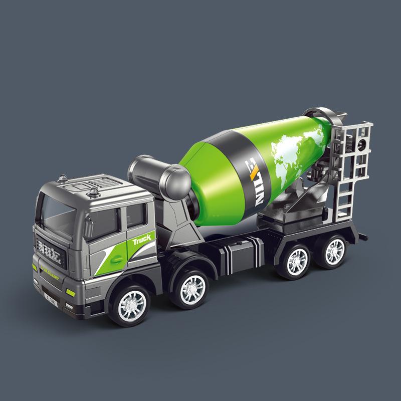 Инерционный сплав Инженерная машина Экскаватор Бетономешалка Автоцистерна Детские игрушки Мальчик Модель автомобиля Подарок на день рождения Рождество