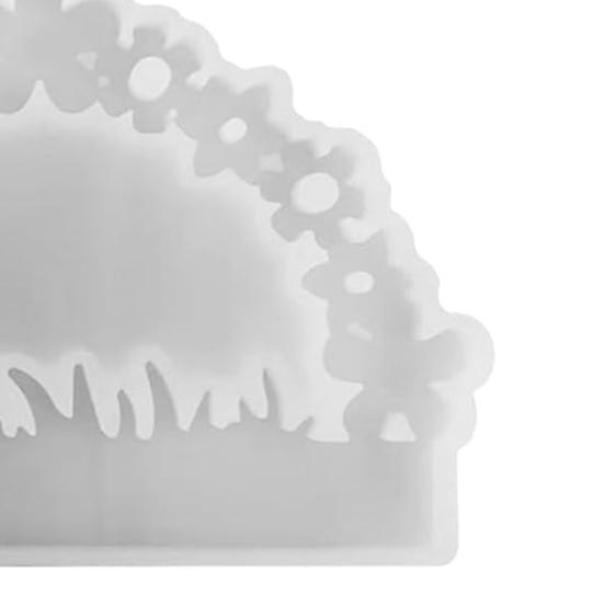 Пасхальные силиконовые формы, подсвечник в виде кролика, литейная форма, пищевая пружинная смола, форма для свечей, мыла, ароматерапии, поделки своими руками, пасхальные подарки