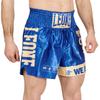 Leone 1947 DNA Shorts Muay Thai Kickboxing Shorts, Blue/Gold