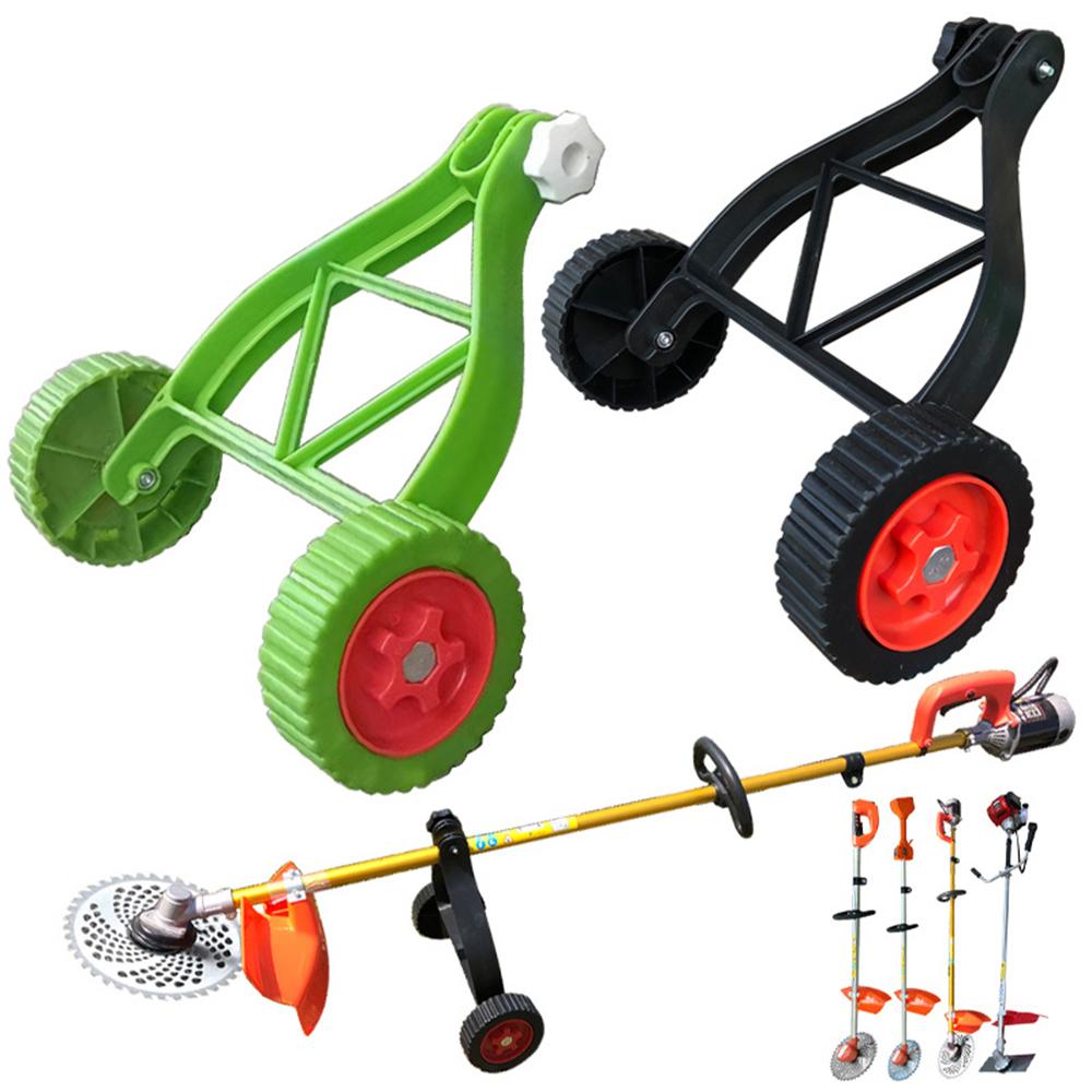 Labor-Saving Auxiliary Wheel of Lithium-Ion Mower Adjustable Support Wheels Set for Cordless Grass