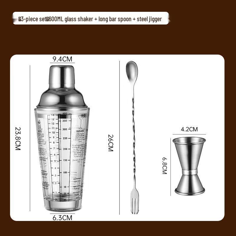 Cocktail Shaker Bartender Tool Set