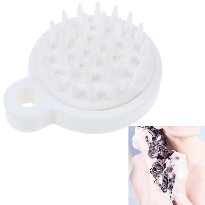 Silicone Head Body Shampoo Scalp Massage Brush Comb Hair Washing Comb Bath Tool