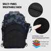 Fishing Tackle Backpack Storage Bag Outdoor Shoulder Backpack Water Resistant Fishing Gear Bag Cross Body Sling Bag