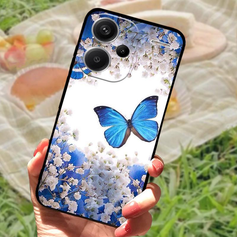 Для Xiaomi Redmi Note 13 Pro Plus Чехлы Мягкий ТПУ Мраморная Задняя Панель Телефона На Redmi Note13 Pro+ Силиконовый Чехол Note13Pro Plus 5G Funda