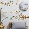 Home Creative Beautiful Sparrow Wall Stickers Living Room Bedroom Animal Stickers Decoration Personalized Art Painting Birds