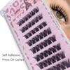 No Glue Needed Self Adhesive Eyelashes Self Adhesive Pre-Glued Eyelashes  for Beginners