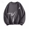 Spring and Autumn Round Neck Sweatshirt for Men, New Trendy Brand Korean Style Design Niche Loose Casual Sweatshirt for Men