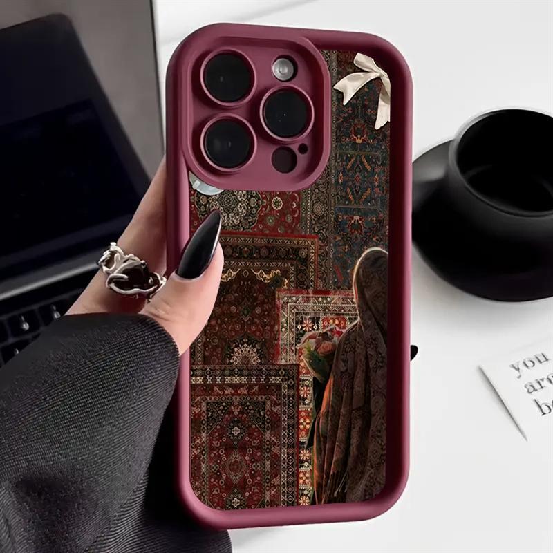 Винтажный персидский ковер Чехол для телефона для Samsung S26 S25 S24 S23 S22 S21 S20 F06 M16 Note 20 FE Plus Ultra 4G 5G Мягкий чехол из ТПУ