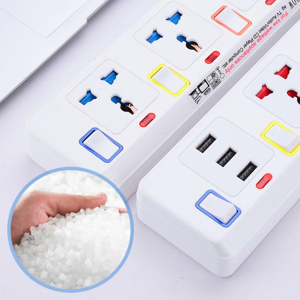 Пластиковая универсальная розетка, портативный удлинитель, многофункциональный USB-порт, зарядная электрическая розетка, белая, защита от перегрузки