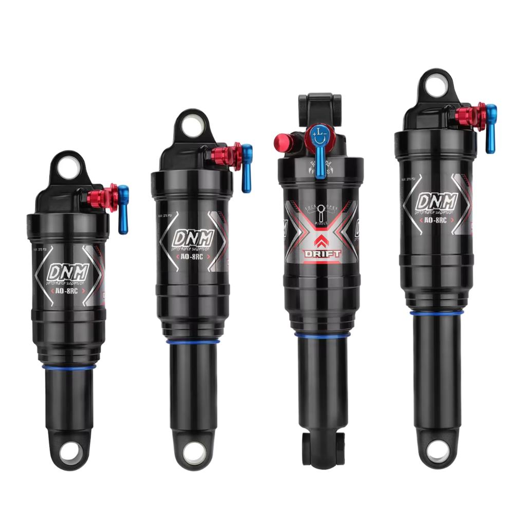 HTL-100 MTB Rear Shock 850/1000 Lbs Aluminum Alloy Spring for E-Bike/Snow Bike 125/150/165/185mm Adjustable Rear Shock BMX/Cycle