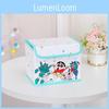 Cute Pajamas Crayon Shin Chan Shiro Striped Pattern Foldable Flip Storage Box For Office And Bedroom Storage
