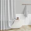 7.5cm Square Tassel Shower Curtain Home Bathroom Square Partition Curtains Waterproof Shower Curtains