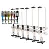 6 Bottles Bar Wine Holder Shots Stand Machine Wall Bracket Wall Mounted Wine Liquor Drinks Dispenser