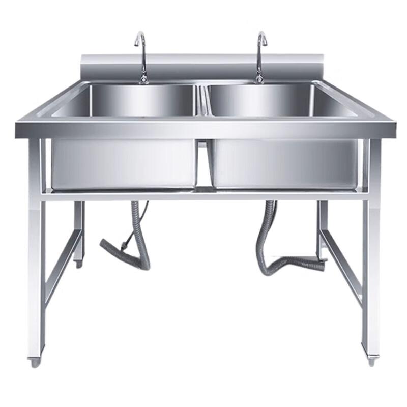 Beifu Stainless Steel Double Bowl Sink with Stand