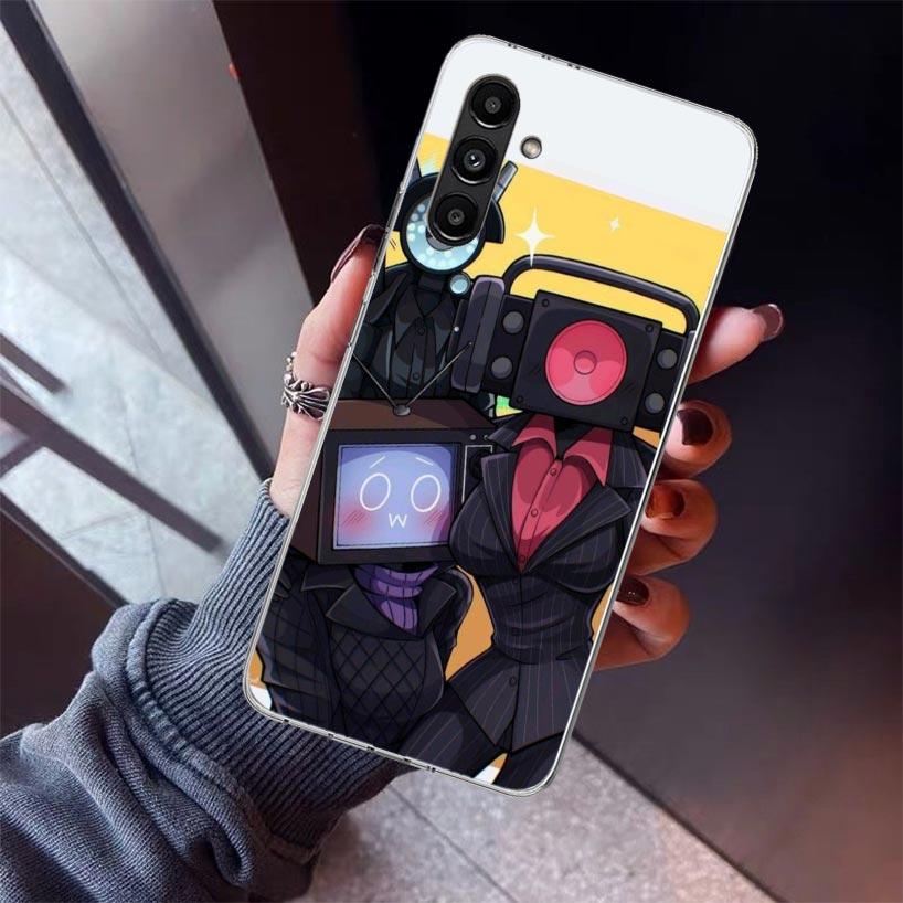 S-Skibidi Toilet Mobile Cell Phone Case For Samsung Galaxy A17 A57 A37 A16 A26 A36 A56 A15 A25 A35 A55 A14 A13 A54 A53 A34 A24 A