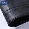 ROMON Men's Business Casual Leather Jacket