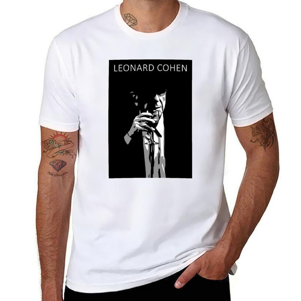 Leonard Cohen - Tribute T-Shirt man graphic t shirt man t shirt graphic man t shirt cotton high quality T-Shirt
