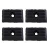 4x Bumper Leaf Spring Rubber Rear Compatible for Fiat Ducato Citroen Jumper Boxer 1362685080