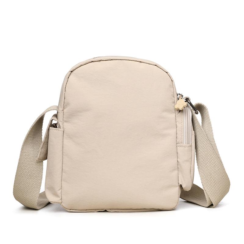 Водонепроницаемая нейлоновая маленькая квадратная сумка женская легкая сумка для мобильного телефона с несколькими карманами сумка через плечо для поездок на работу