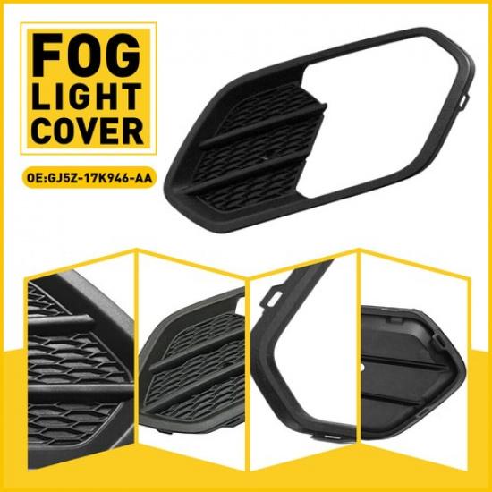 For Kuga 2017 Ford Escape 2018  Fog Light Lamp Cover Bezel Passenger Side US