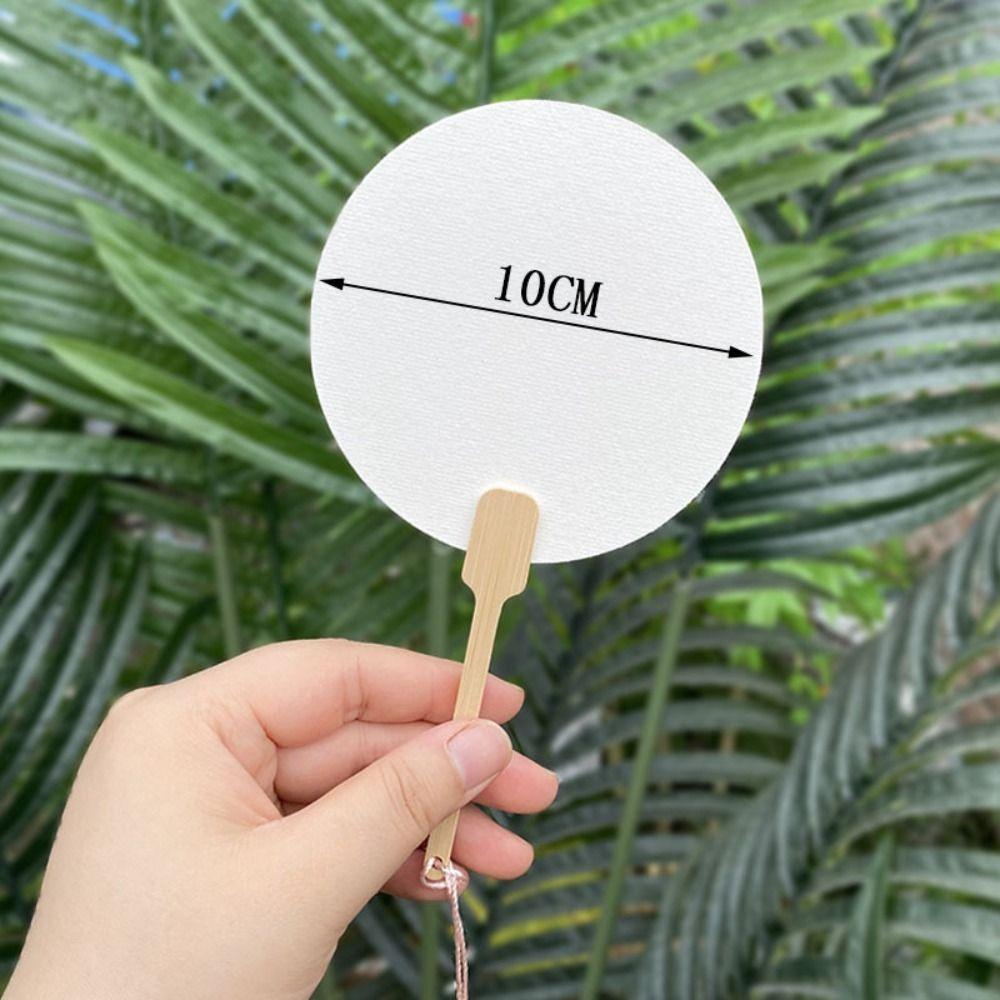 Мини-групповой веер Xuan бумажный веер двухсторонний пустой маленький веер расписанный вручную креативный веер DIY лакированный веер ручной веер рукоделие