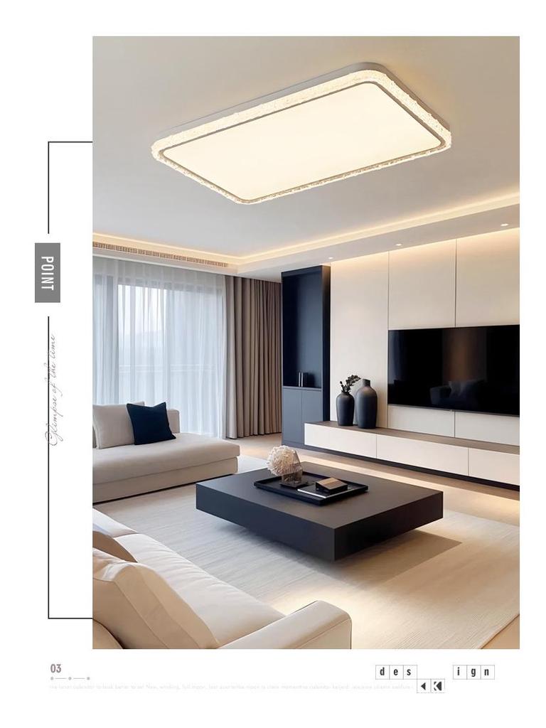 Modern Italian Wave Ceiling Light: High-End Fixture for Living Room & Bedroom