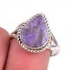 Natural Charoite Gemstone 925 Solid Sterling Silver Jewelry Ring Size 8.5 V8a00
