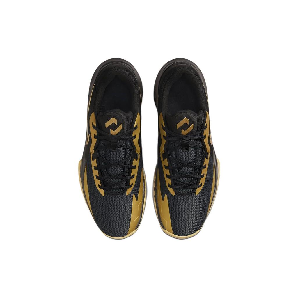 Nike Precision 6 Black Metallic Gold Unisex Sneakers DD9535-005