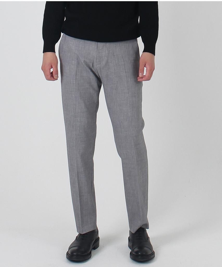 PALETOT Tapered Heathered Slacks_Gray