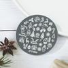 Winter Christmas Snowflake Nail Stamping Plates Polish Templates Nail Stamp Stencils Molds