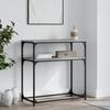 VidaXL Console Table Sonoma Grey 75x35.5x75 Cm Engineered Wood 834073