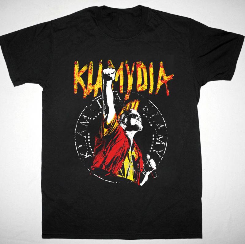 NEW Klamydia Band Short Sleeve Gift Fan Black All Size Shirt AG2412 Unisex T-Shirt