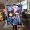 1 шт. Фланелевое одеяло с принтом Devil May Cry, Высококачественное, Для всех сезонов, Декор для дома, Тепло и уют, Идеально для рождественских подарков