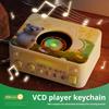 2025 Мини Брелок в виде проигрывателя Портативный Ретро Фонограф Игрушка Подвеска для сумки Карманный