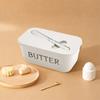 Rectangular Butter Storage Box Plastic Cheese Dish Multi-functional Butter Container  Refrigerator