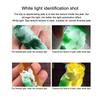D5 UV 3 In 1 Gemstone Identification Lights White Yellow Light with USB Type C LED 365/395nm Flashlight Powerful for Gems Jade