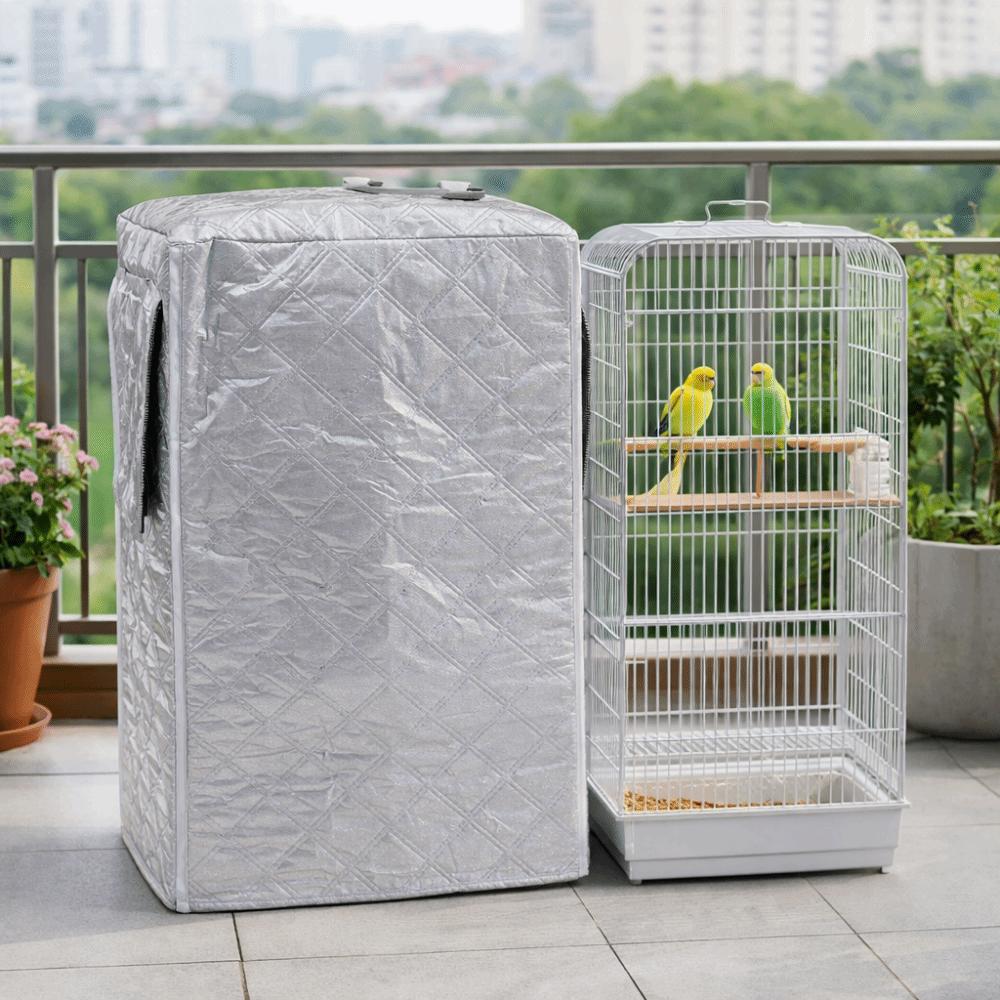 Warm Bird Cage Cover Waterproof Bird Cage Protector Practical Windproof Cover Breeding Season