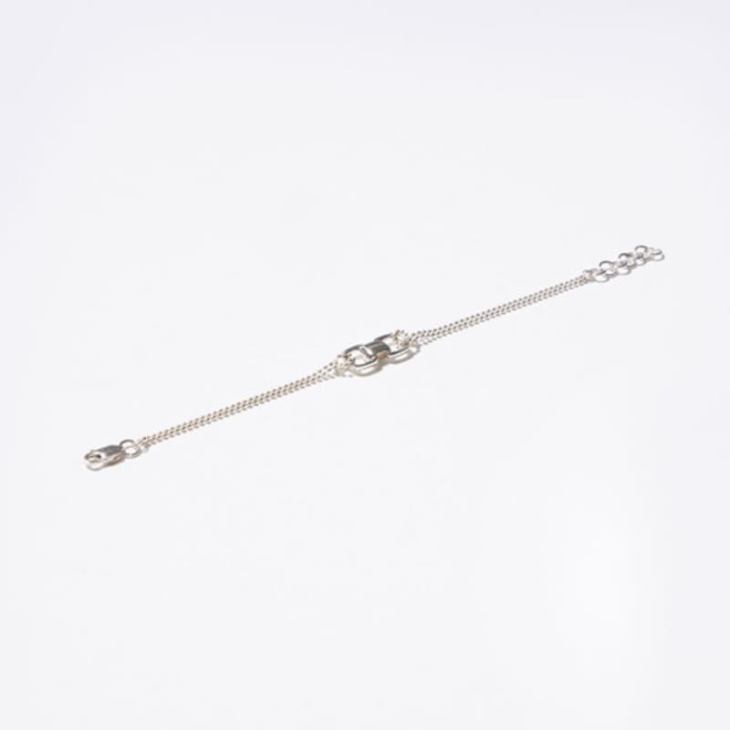BONAFIDE JEWELRY Мини-браслет с квадратным звеньями