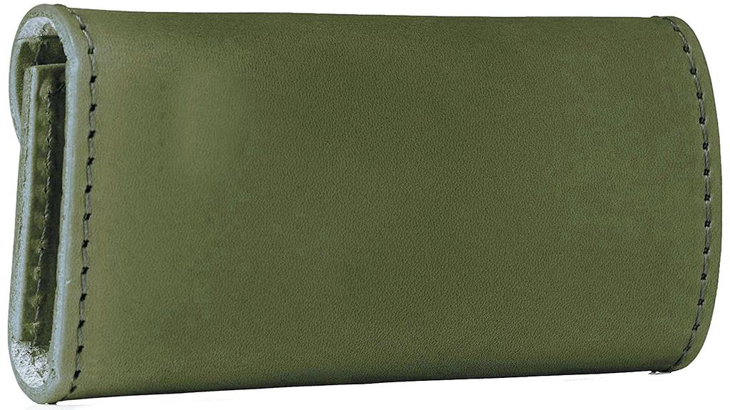 Зеленый кожаный чехол для ключей Tochigi, чехол для смарт-ключа, популярный бренд, компактный роскошный дорогой кожаный чехол для ключей от автомобиля, чехол для смарт-ключа, брендовый чехол для ключей, сделано в Японии