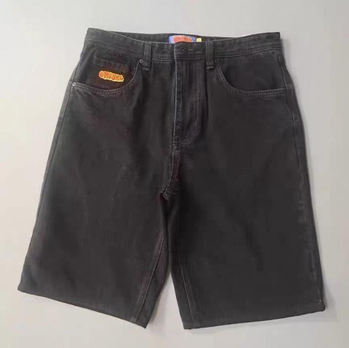 Мужские шорты Polar Big Boy с широкими штанинами в стиле хип-хоп из денима — модные и повседневные