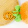 Милый плюшевый брелок в виде фрукта и овоща, наполненный брелоками, подвеска для рюкзака, женские аксессуары для ключей от машины