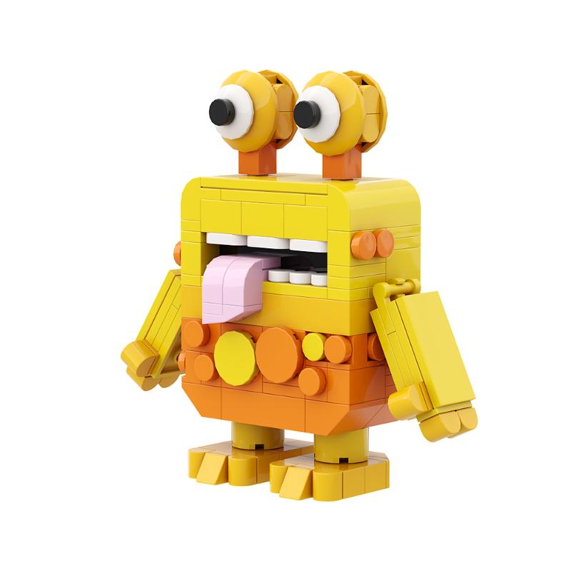 Gobricks Garten Of Banban Bricks Game Green Headed Monster Flamingo MOC Model Building Blocks Children's Educationa Gifts