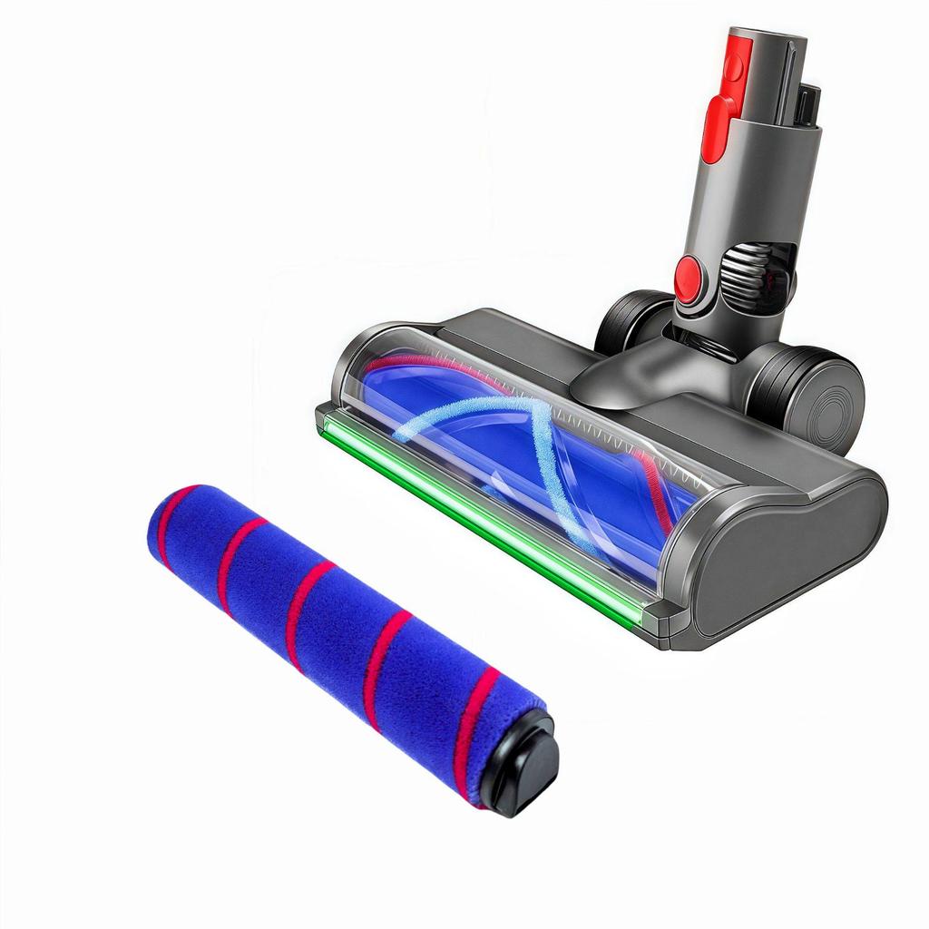 Электрическая напольная насадка Dyson-совместимая, зеленая, с подсветкой для обнаружения пыли, для V6-V11, V15