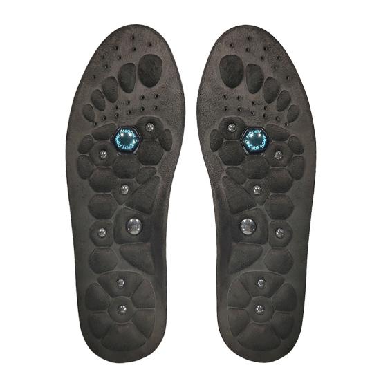 1 пара магнитотерапевтических стелек, акупрессурные массажные стельки для мужчин и женщин, вставки для ног, улучшающие циркуляцию крови, снимающие давление