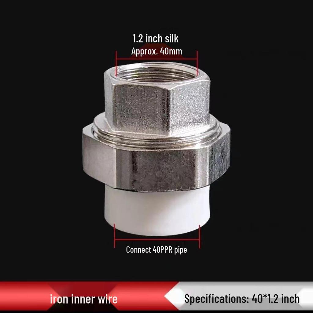 PPR Медно-чугунная муфта, внутренняя и наружная резьба, 20-110 мм, двухсторонняя PPR чугунная муфта