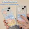 Zhitai Garden Bear Phone Case for iPhone 678 Plus, 14, 15, and 16 with Card Holder