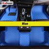 KAHOOL Custom Car Floor Mats For Mitsubishi Pajero V73 V77 V93 V97 Auto Carpets Foot Coche Accessorie