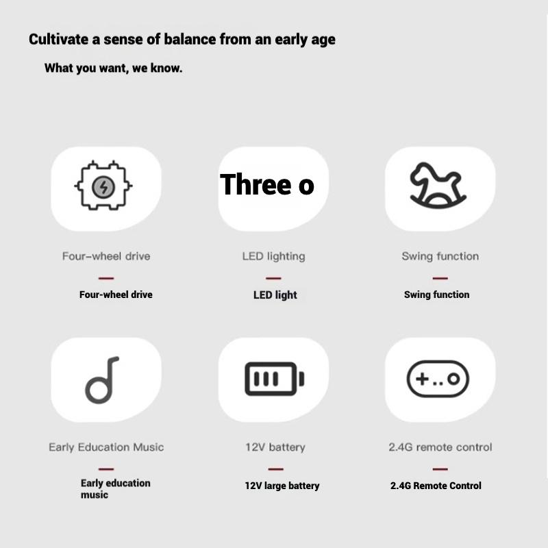 Детская электромобильная четырехколесная игрушечная коляска с дистанционным управлением, двумя приводами, Bluetooth, музыкой и светодиодными фонарями