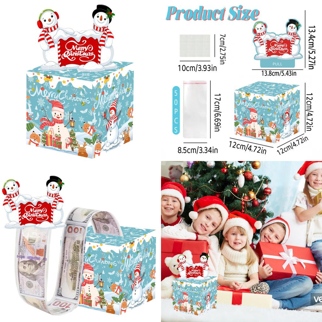 Синий снеговик Письмо Рождественский Декоративный Ящик С Хранилищем Для Подарков Для Праздничных Торжеств И Атмосферы Вечеринки